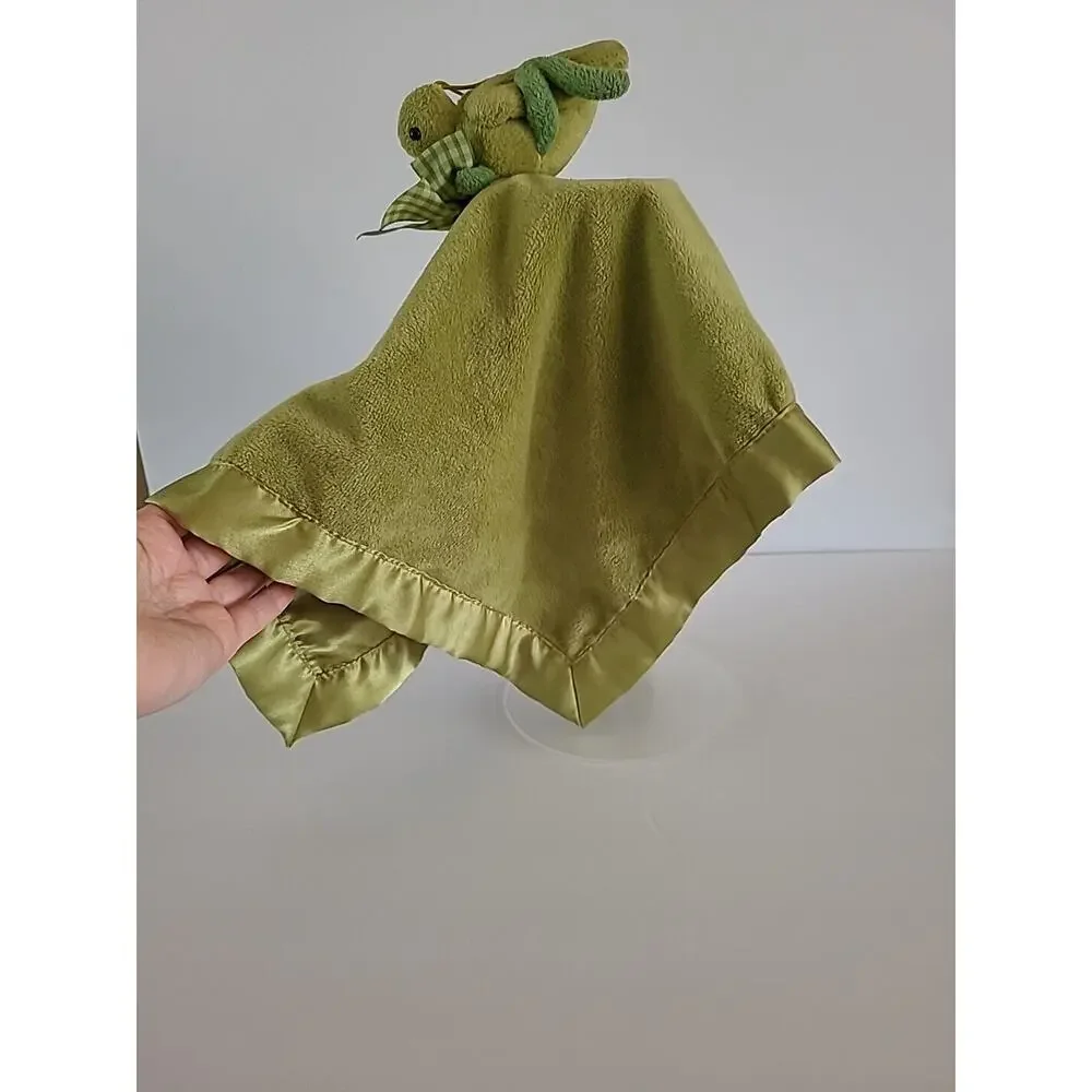 Bearington Lovey Baby Security Blanket Bug Hug Collection Green Grasshopper